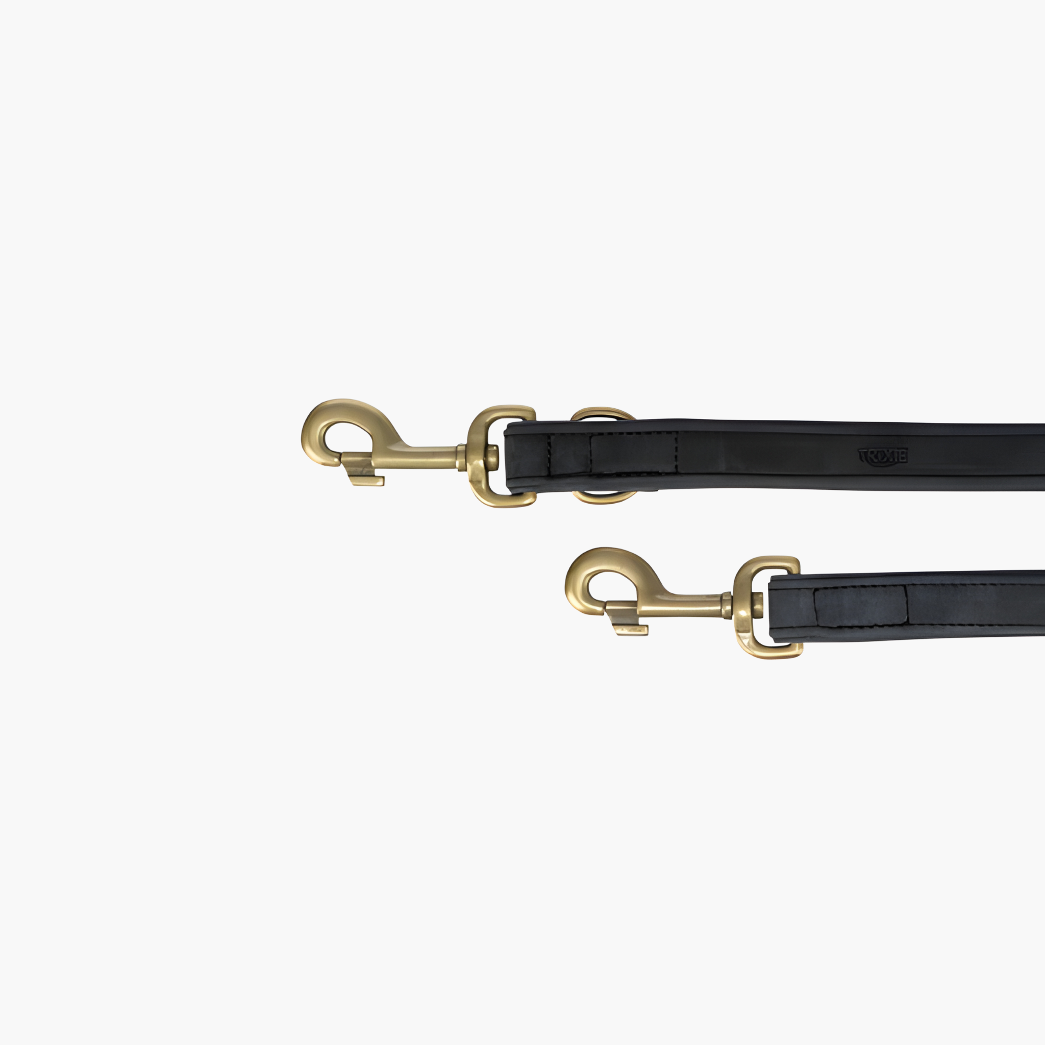 Trixie Hundeleine aus reinem Leder, verstellbar, schwarz