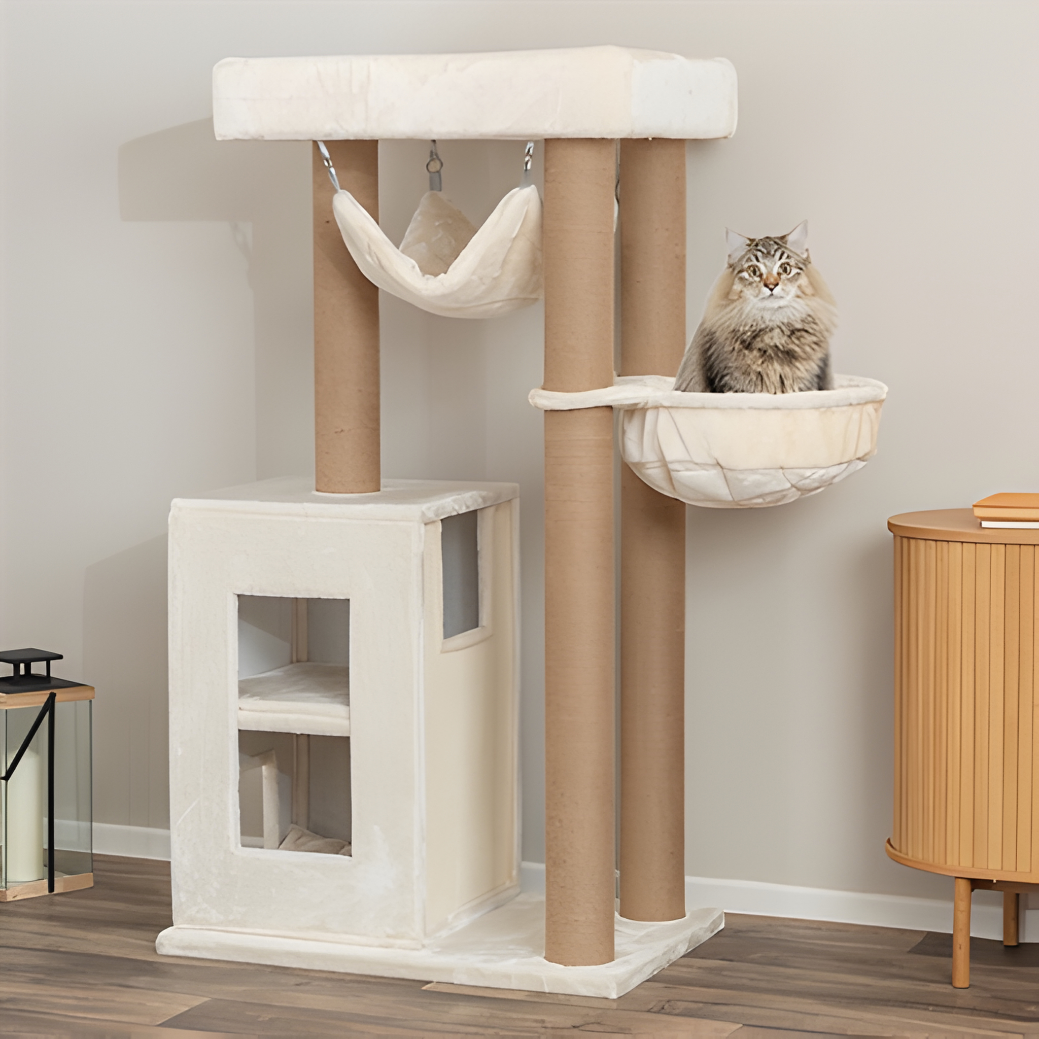 Trixie Kratzbaum Amadeus XXL Beige