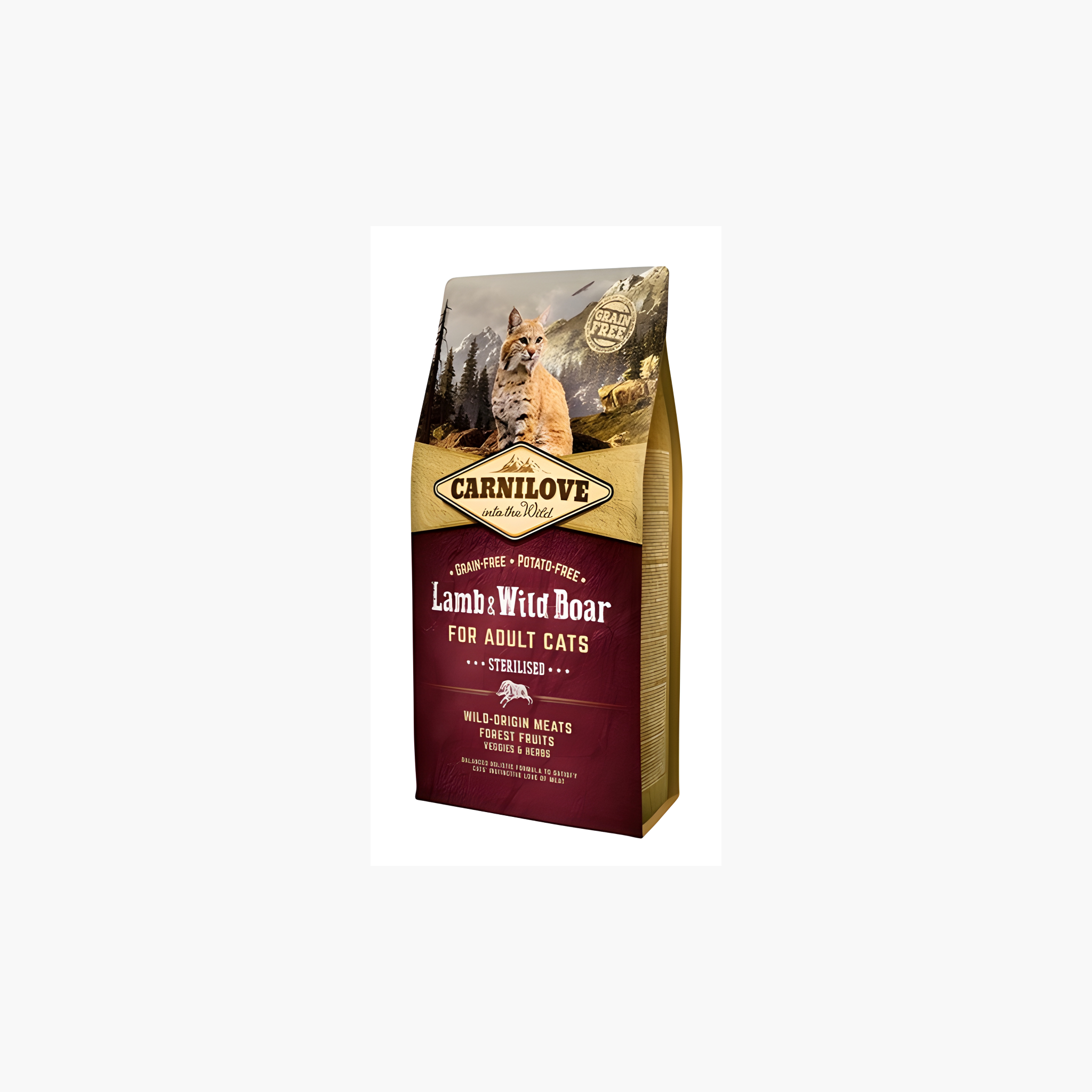 Carnilove Lamb / Wild Boar Sterilised - Pet Global Shop